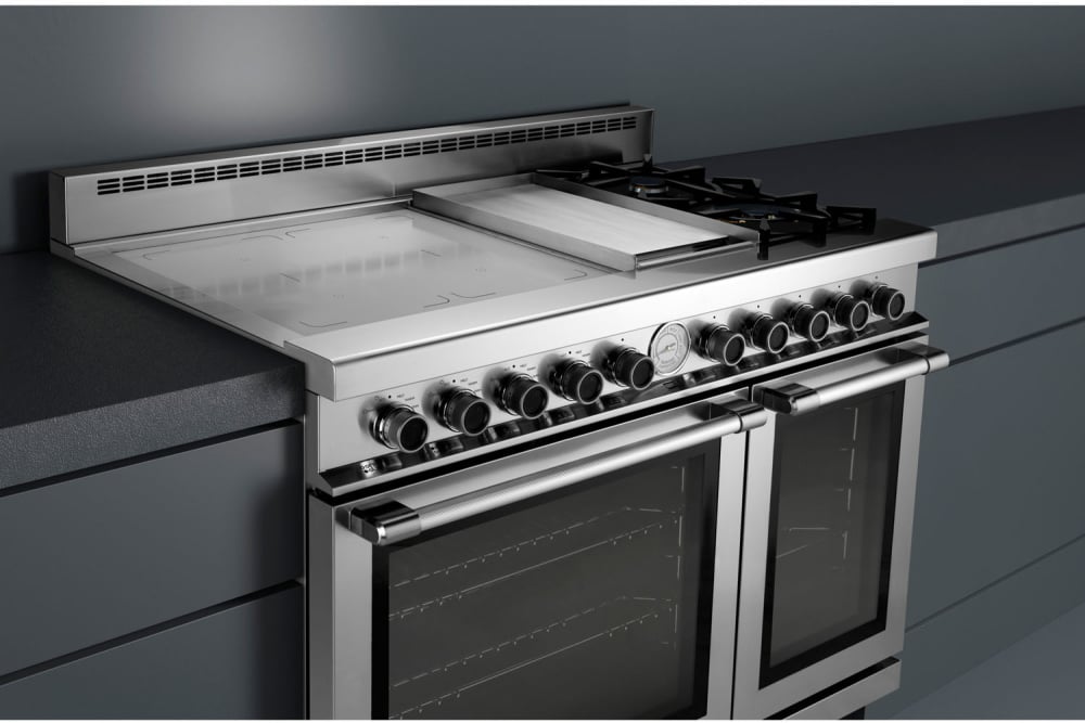 Superiore RN483GPSS 48 Inch Freestanding Dual Fuel Range with 4