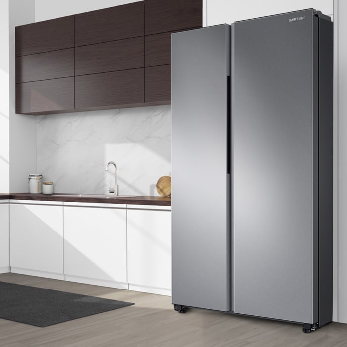 Samsung RS28A500ASR 36 Inch Freestanding Side by Side Smart