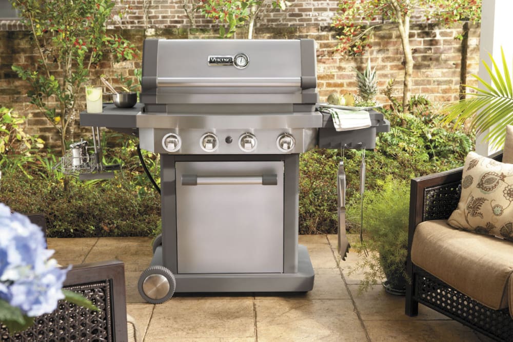 Viking RVBQ130SS 58 Inch Freestanding LP Gas Grill with 769 sq. in