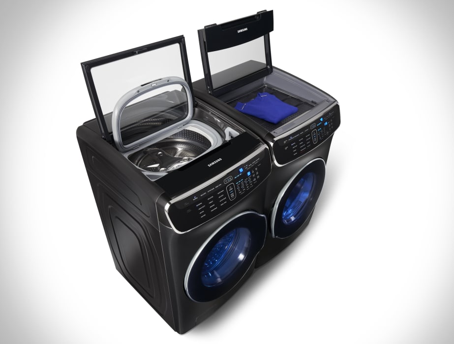 Samsung DVE60M9900V 27 Inch FlexDry™ Electric Dryer with 7.5 cu. ft