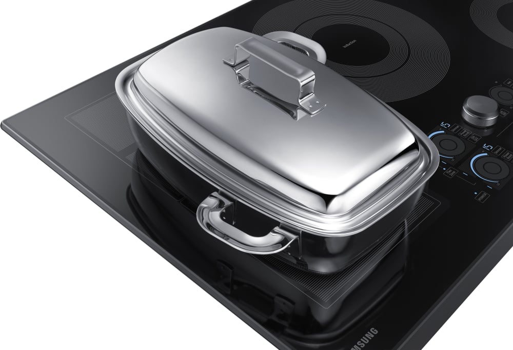 Samsung NZ36K7880UG 36 Inch Induction Cooktop with Flex Zone, 15 Heat