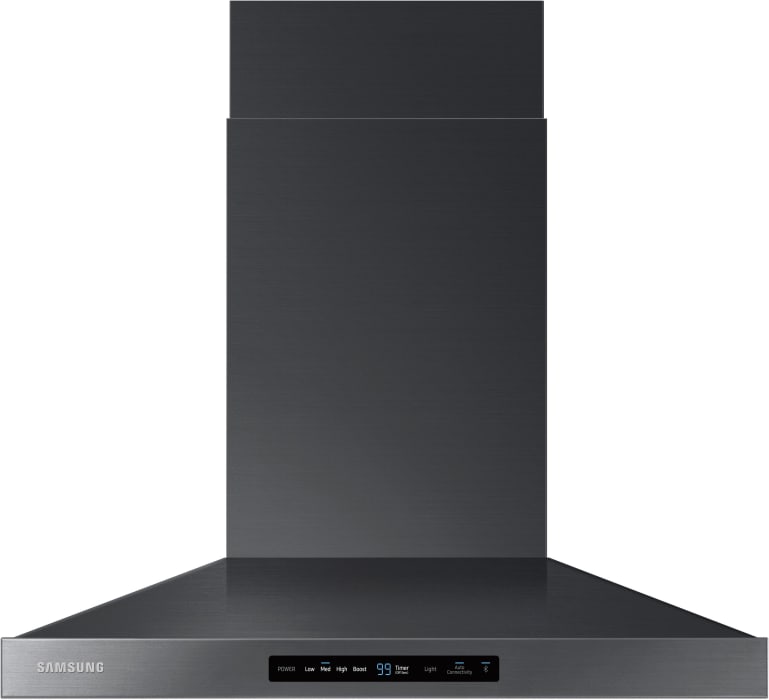 Samsung Nk30k7000wg 30 Inch Smart Wall Mount Chimney Range Hood With Wi Fi And Bluetooth Connectivity 600 Cfm 4 Speeds Booster Led Cooktop Lighting Digital Touch Controls Dishwasher Safe Metal Filters And Ada