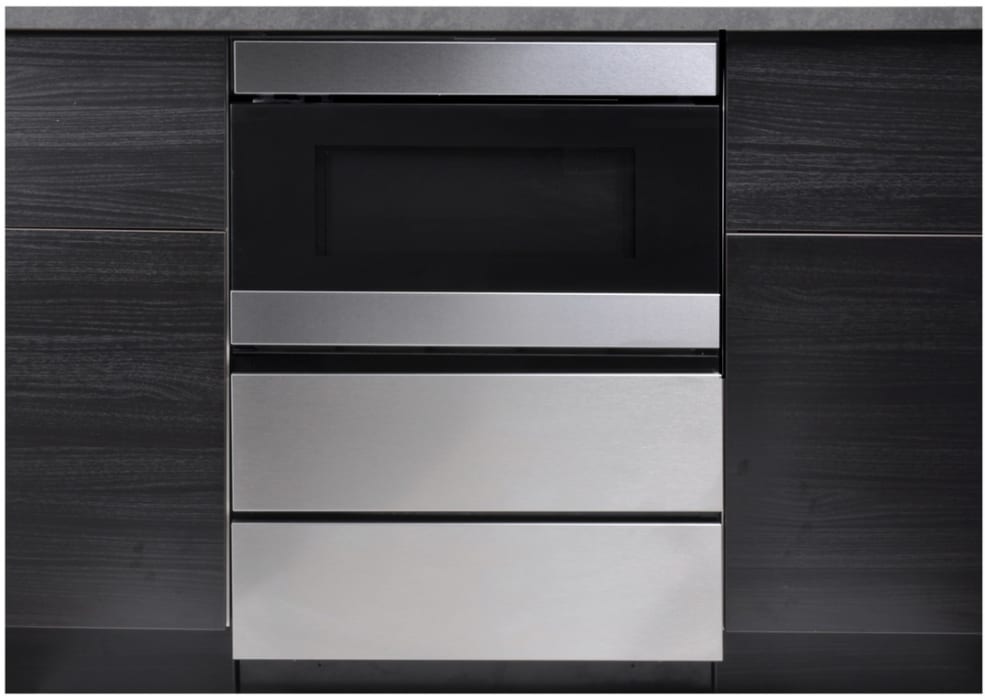 Sharp Skmd24u0es 24 Inch Under The Counter Microwave Drawer Oven Pedestal Ada Compliant