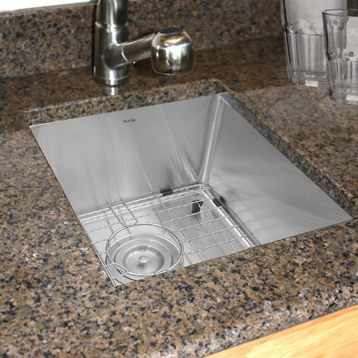 Nantucket Sinks SR1815 15 Inch Bar/Prep Sink with 10 Inch Bowl Depth