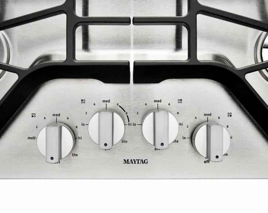Maytag MGC7430DS 30 Inch Gas Cooktop with 4 Sealed Burners, DuraClean