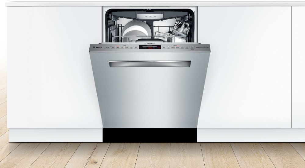 Bosch SHP878ZD5N 24 Inch Fully Integrated Pocket Handle Dishwasher with 16 Place Setting