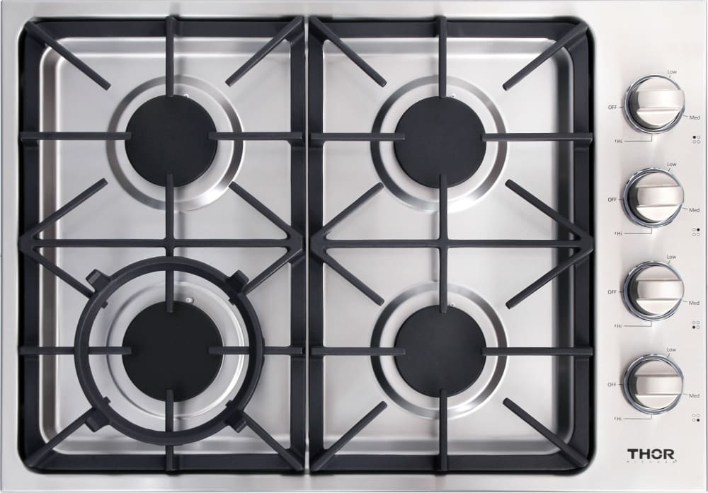 Thor Kitchen TGC3001 30 Inch Gas Cooktop with 4 Sealed Burners