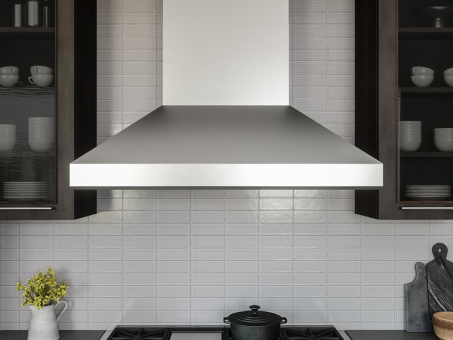 あま Zephyr AK7654AS 54 Inch Wall Hood with PowerWave™ Blower, Airflow