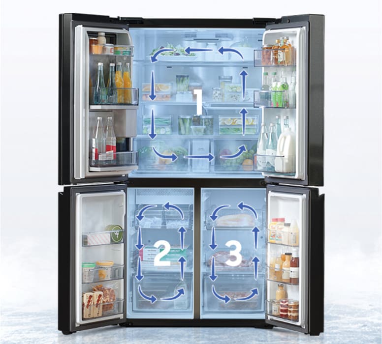 Samsung RF29A967541 36 Inch 4Door Flex™ Smart Refrigerator with 29 cu