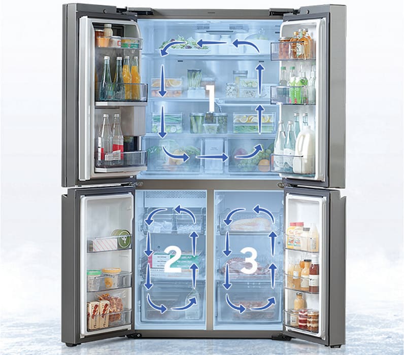 Samsung RF29A9671SR 36 Inch 4Door Flex™ Smart Refrigerator with 29 Cu