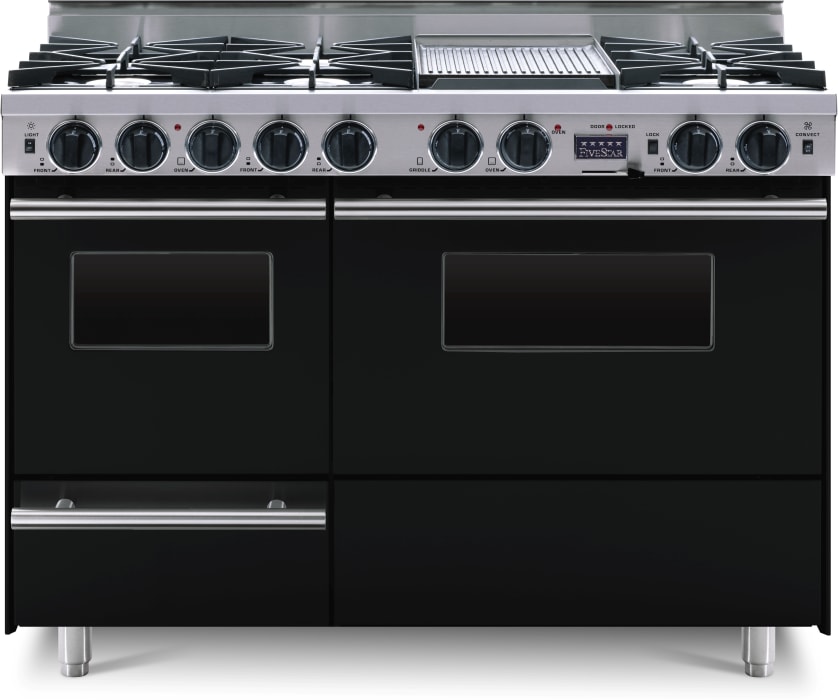 FiveStar TTN5267W 48 Inch Freestanding Dual Fuel Range with 6 Open