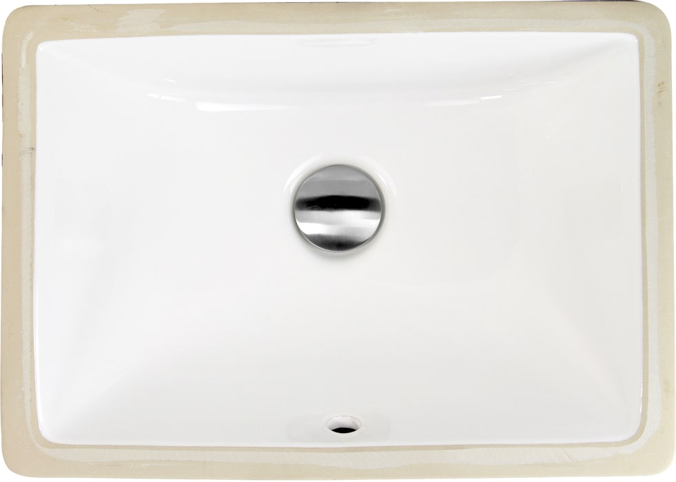 Nantucket Sinks UM16X11W 18 Inch Undermount Sink with Vitreous