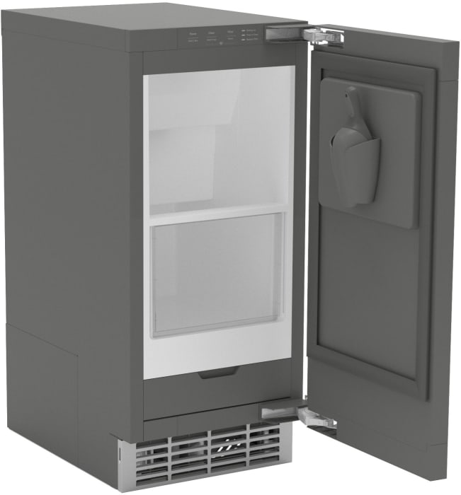 GE UNC15NPRII 15 Inch Under Counter Panel Ready Ice Maker with Nugget