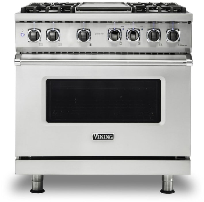 Viking VDR5364GSS 36 Inch Freestanding Professional Dual Fuel