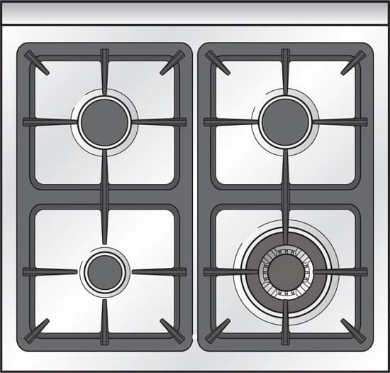 Verona VEFSGG244NSS 24 Inch ProStyle Gas Range with 2.5 cu. ft