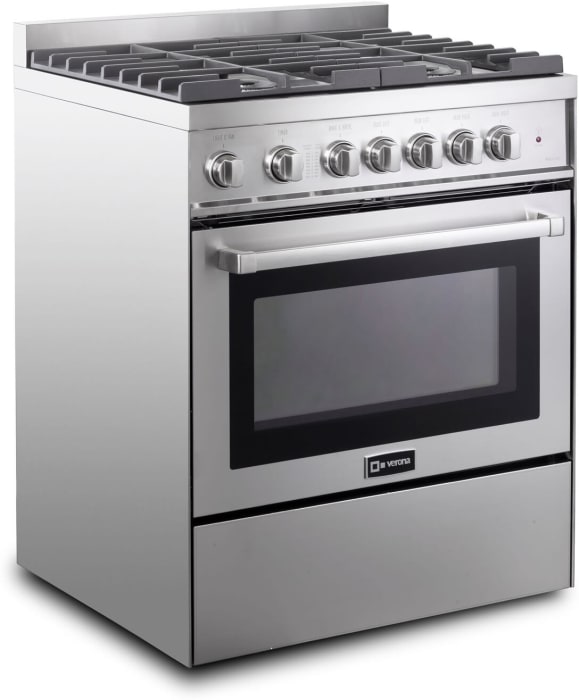 Verona VEFSGG304NBU 30 Inch Freestanding Gas Range with 3.0 cu. ft