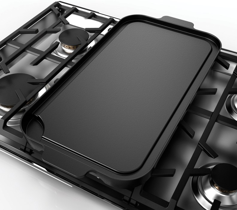 Viking VGSU5366BSS 36 Inch Gas Cooktop with Continuous Grates, Child