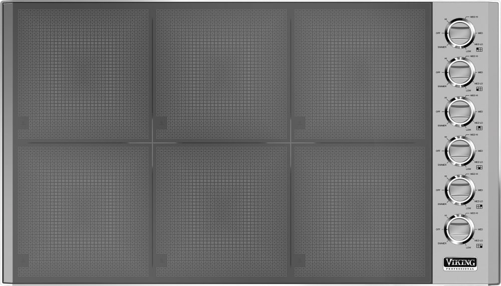 Six burner induction cooktop outlet