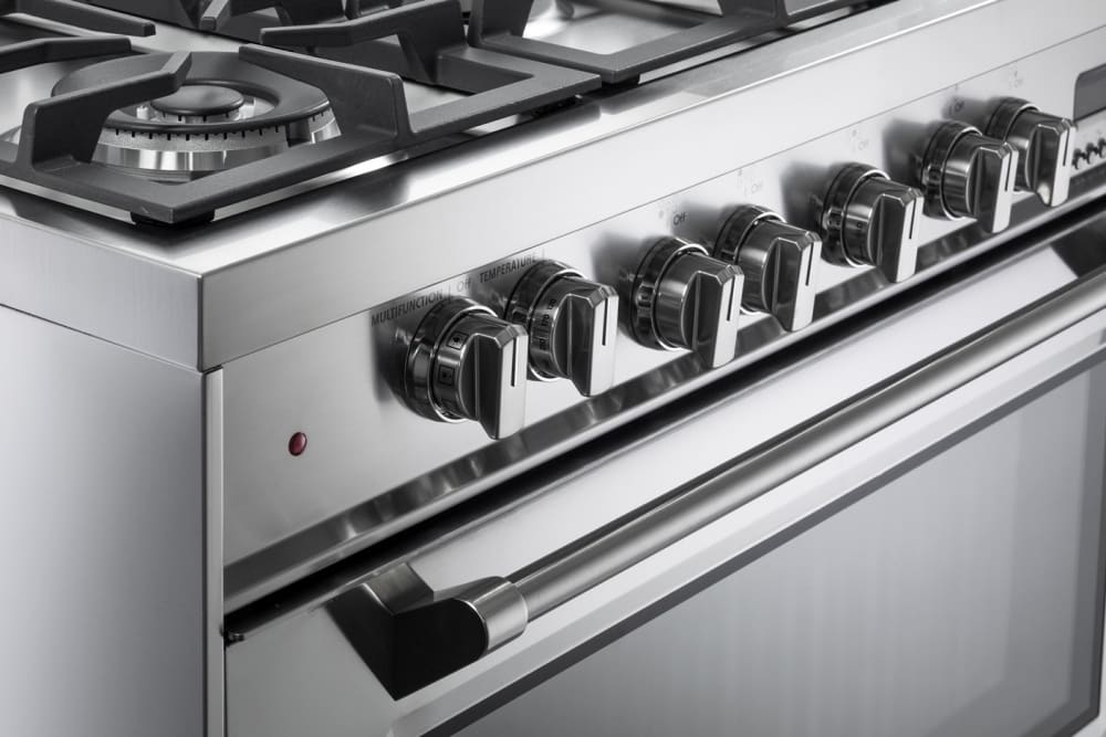 Verona VPFSGE365SS 36 Inch Freestanding Dual Fuel Range with 5 Sealed