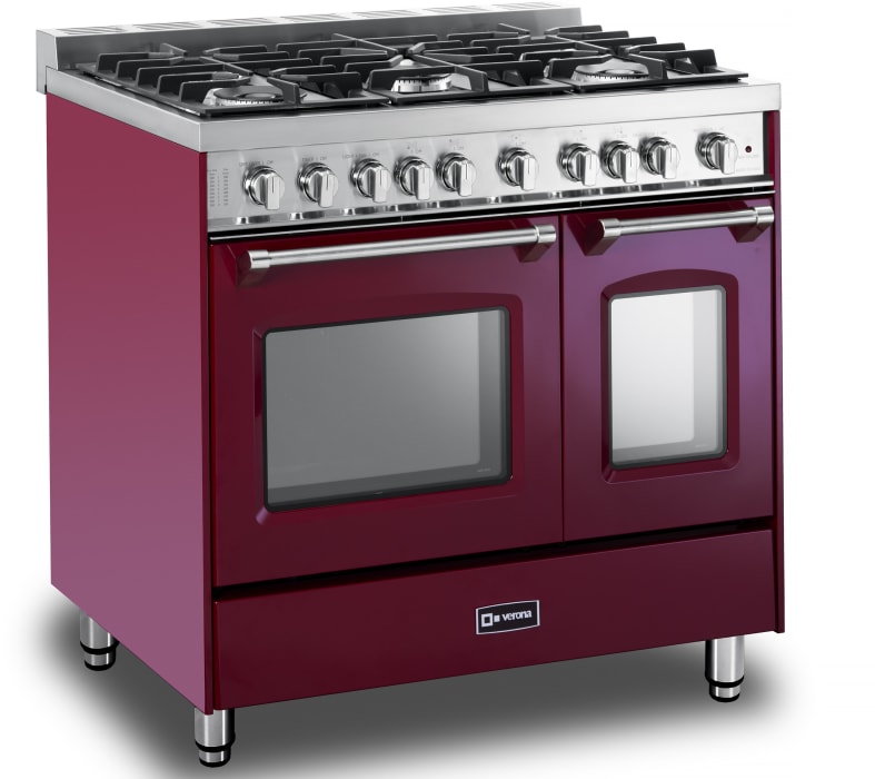 Verona VPFSGG365DBU 36 Inch Freestanding Gas Range with 5 Sealed