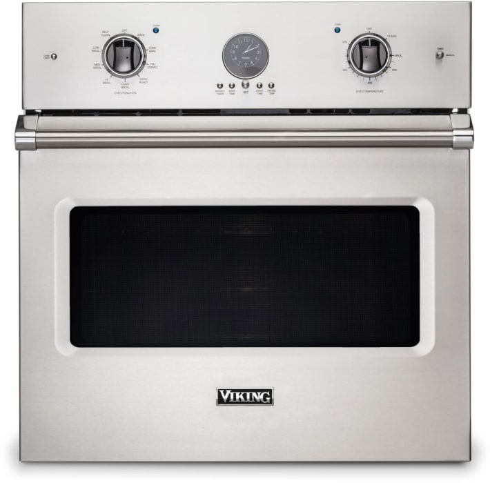 Viking Vsoe530ss 30 Inch Single Wall Oven With 4 7 Cu Ft Capacity 3 Oven Racks Rapid Ready Preheat Truconvec Convection Vari Speed Dual Flow And Self Clean Feature