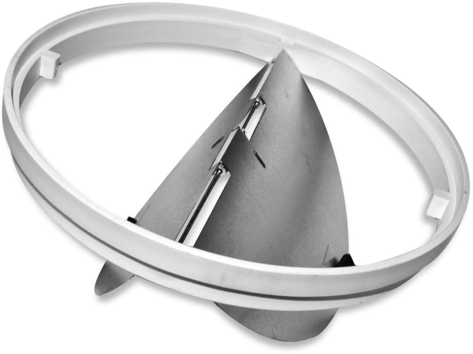 Whirlpool W10355451 7 Inch Round Bent Damper