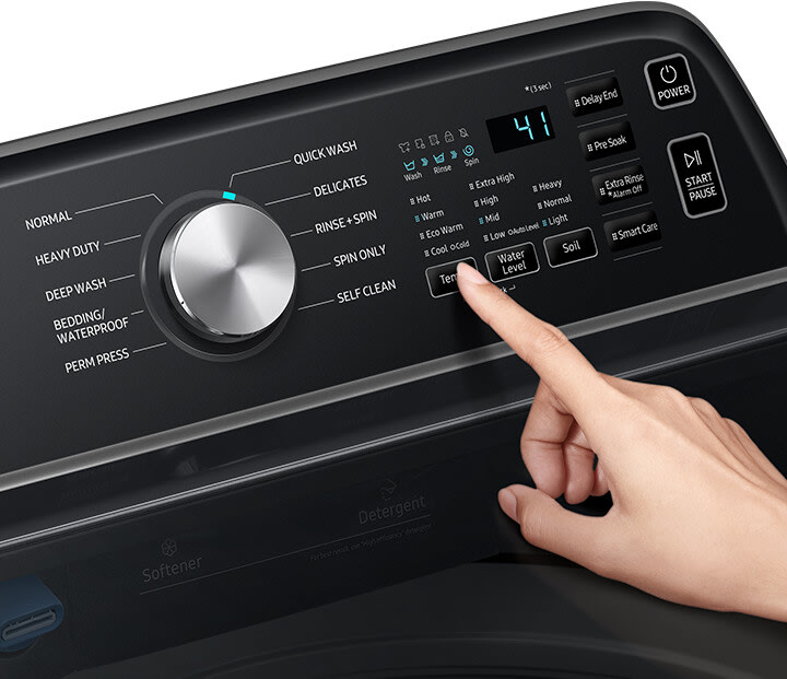 Samsung WA44A3405AP 27 Inch Top Load Washer with 4.4 cu. ft. Capacity