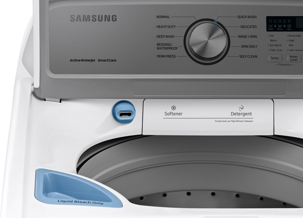 Samsung WA45T3400AW 27 Inch Top Load Washer with 4.5 Cu. Ft. Capacity