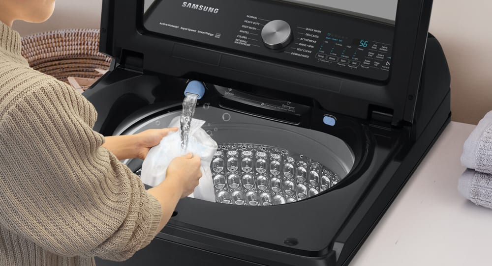 Samsung WA52A5500AV 28 Inch Top Load Smart Washer with 5.2 cu. ft