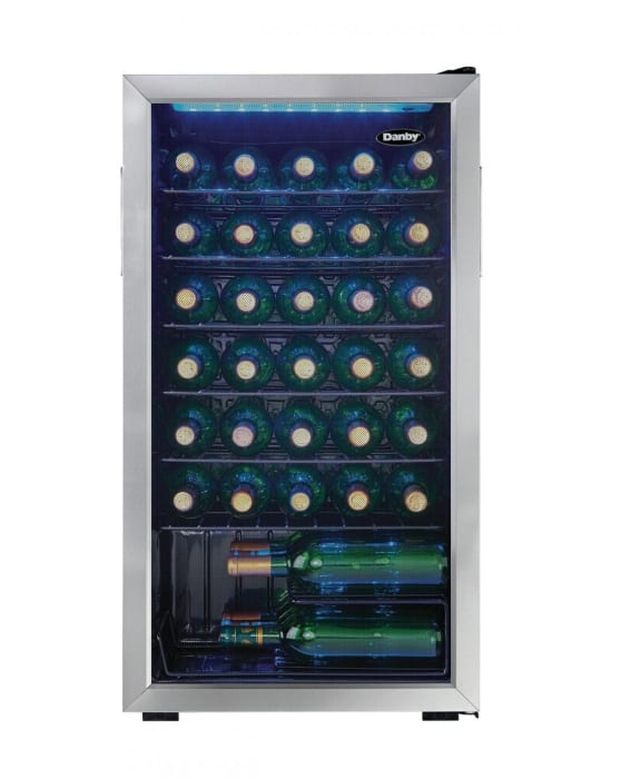 Danby DWC036A1BSSDB6 18 Inch Freestanding Wine Cooler with 36