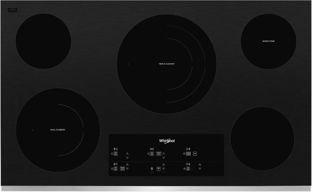 36-inch Electric Ceramic Glass Cooktop with Dual Radiant Element