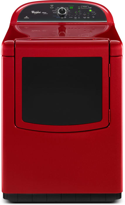 Whirlpool Wed8500br 29 Inch 7 6 Cu Ft Electric Dryer With 11 Dry Cycles Sanitize Steam Cycles 5 Temperature Selections Ecoboost Option And Advanced Moisture Sensor Cranberry Red