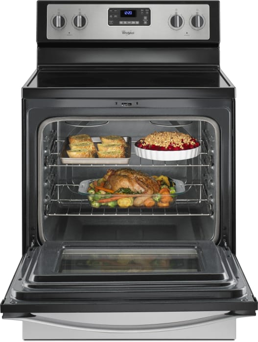 Whirlpool WFE515S0ES 30 Inch Freestanding Electric Range with AccuBake