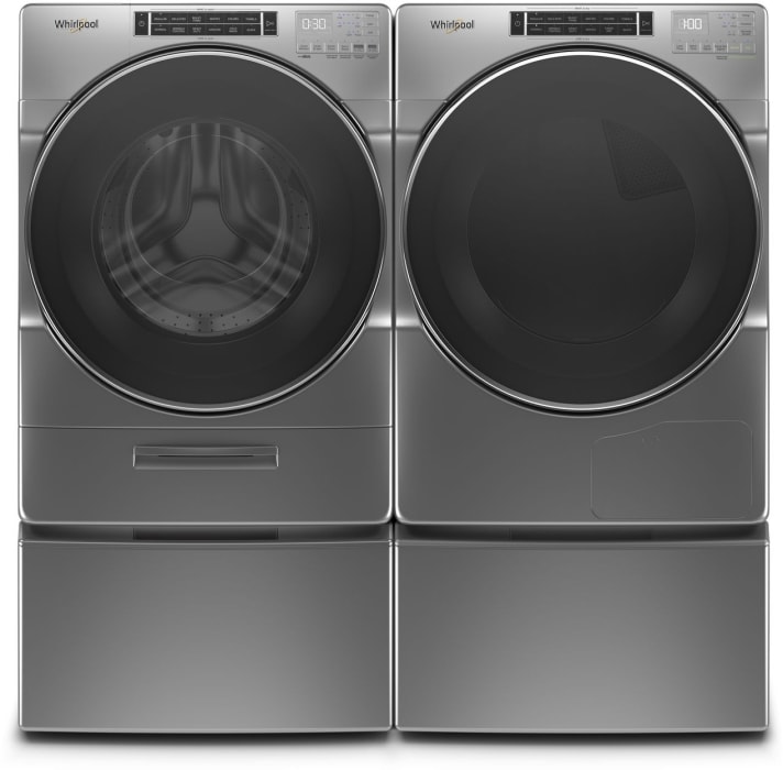 Whirlpool WPWADREC8622 SidebySide on Pedestals Washer & Dryer Set
