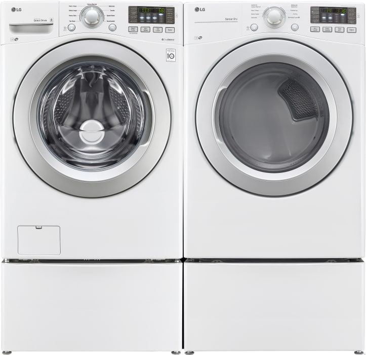 LG LGWADREW79 SidebySide on SideKick Pedestals Washer & Dryer Set