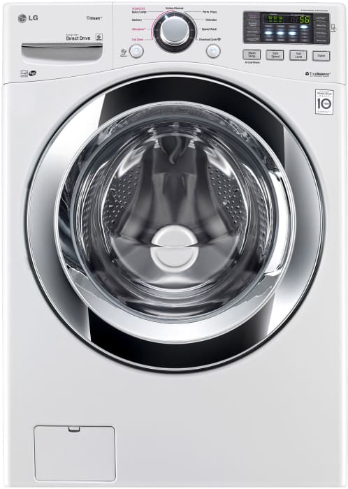 Lg Wm3270cw 27 Inch Front Load Washer With Nfc Smartphone Technology Truebalance Anti Vibration Neverust Drum 4 5 Cu Ft Capacity 9 Wash Cycles Lodecibel Quiet Operation And 4 Tray Dispenser