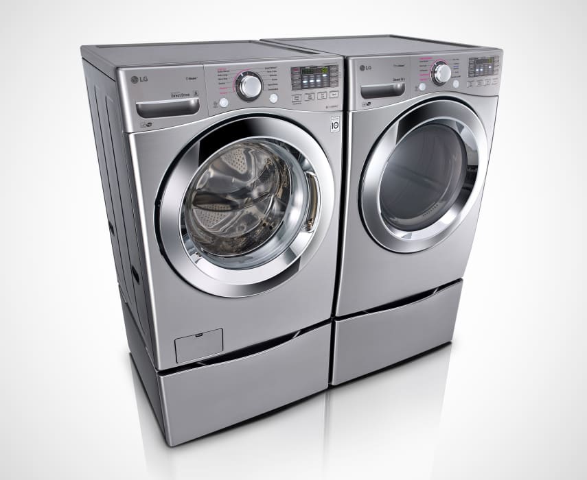 LG DLGX3371V 27 Inch 7.4 cu. ft. Gas Dryer with Truesteam® Technology