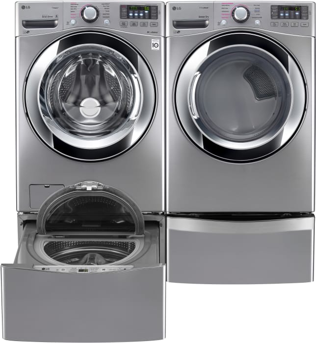 LG DLEX3370V 27 Inch Electric Dryer with TrueSteam™, SmartDiagnosis
