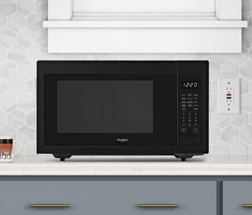 Whirlpool WMC30516HB 1.6 cu. ft. Countertop Microwave with Sensor Cook