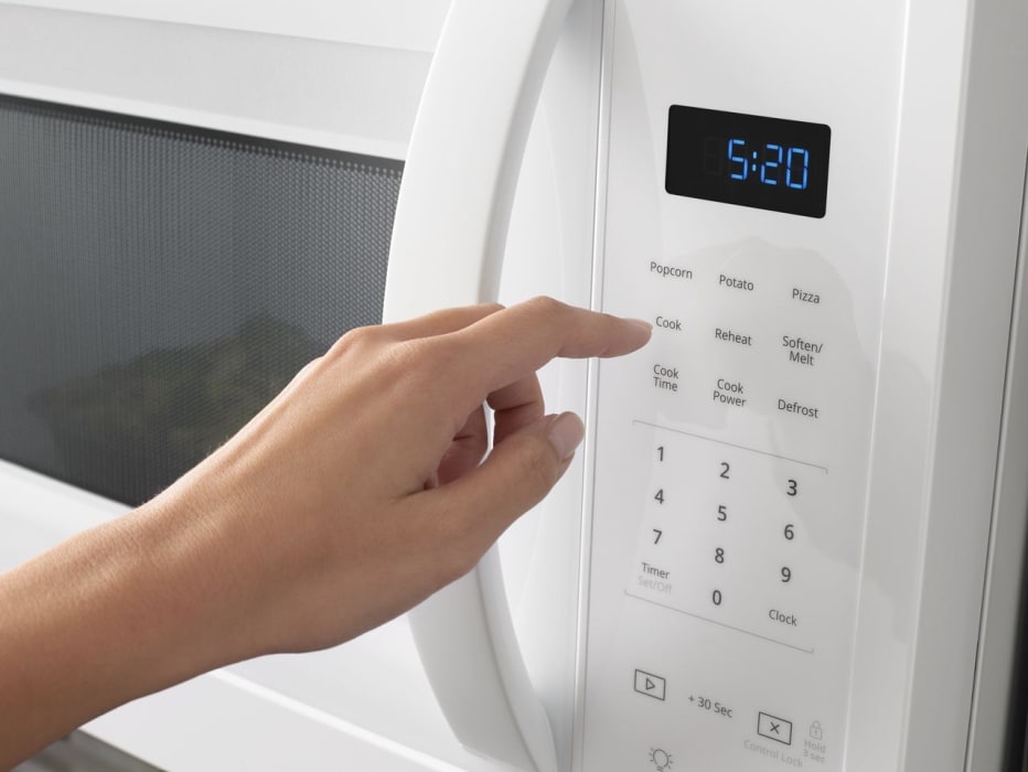 Whirlpool WMH31017HW 1.7 cu. ft. OvertheRange Microwave with Microwave Presets, Adjustable