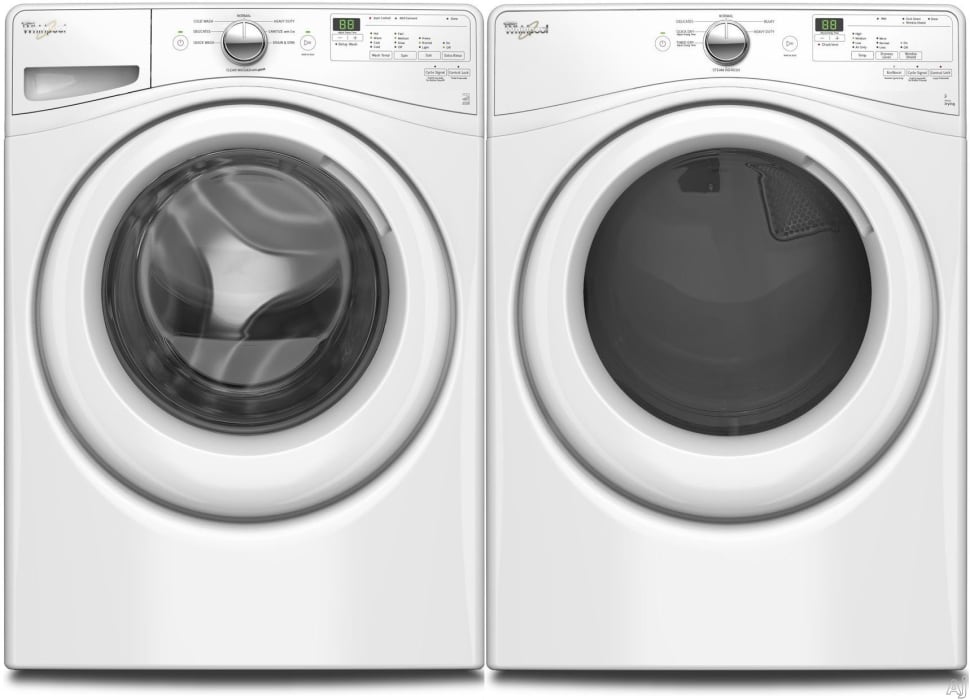 Whirlpool WPWADREW75901 SidebySide Washer & Dryer Set with Front Load