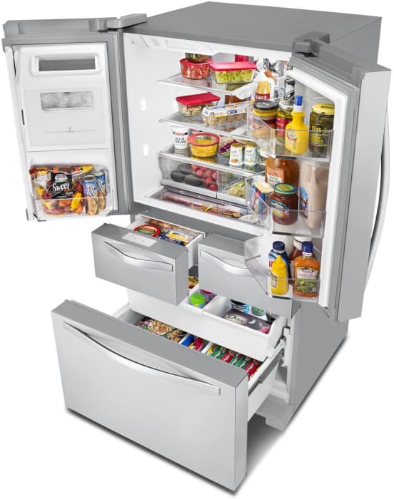 Whirlpool WRV986FDEM 36 Inch 5Door French Door Refrigerator with 25.8