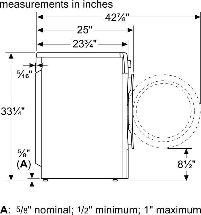Bosch WTG865H4UC 24 Inch Electric Smart Dryer with 4 cu. ft. Capacity