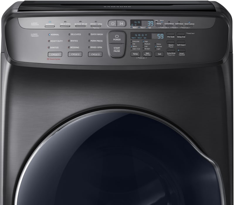 Samsung WV55M9600AV 27 Inch FlexWash Smart Washer with 5.5 Cu. Ft