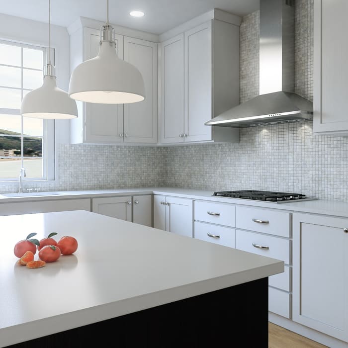 XO XOB24S Wall Mount Chimney Range Hood with 600 CFM Internal