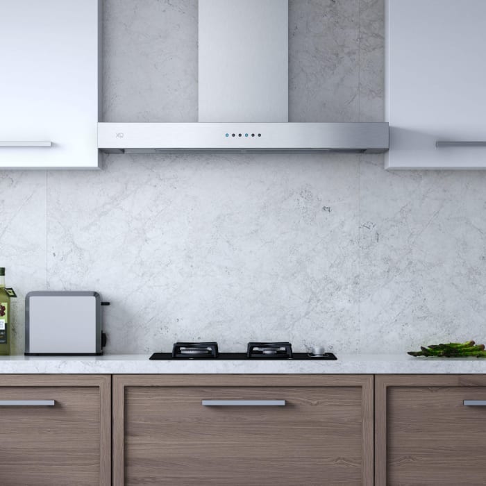 XO XOR30SC 30 Inch Wall Mount Chimney Range Hood with 4 Speed 600 CFM