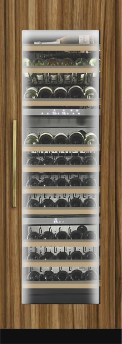 XO XOU2470WTZGO 24 Inch Panel Ready Built-In Triple Zone Wine