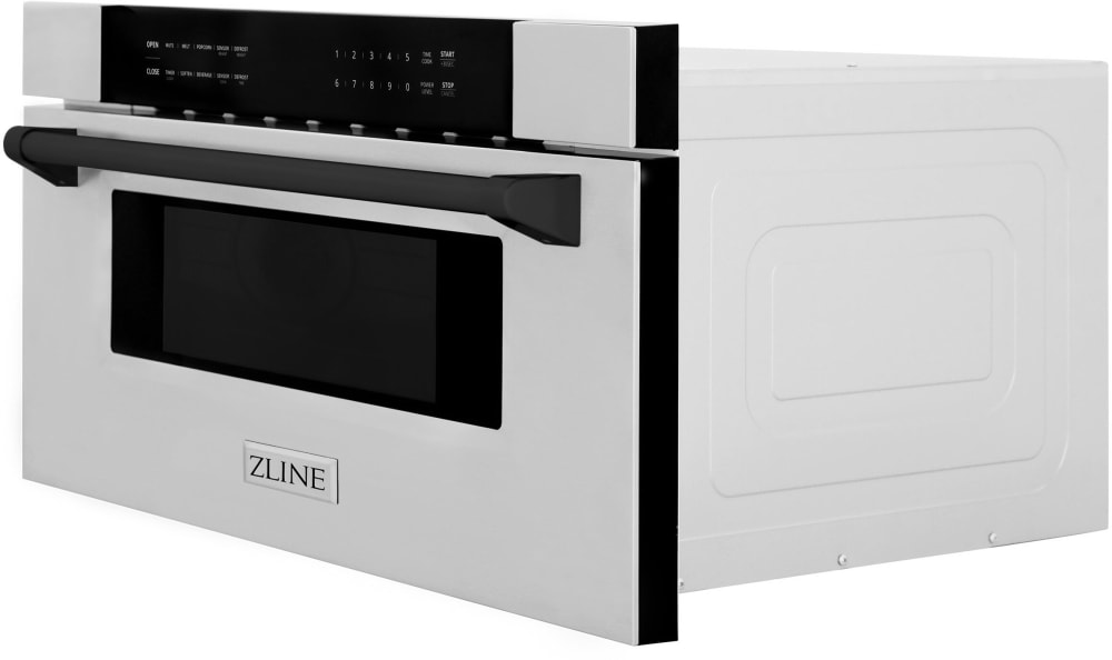 ZLINE MWDZ30MB 30 Inch Microwave Drawer with 1.2 cu. ft. Capacity, 10