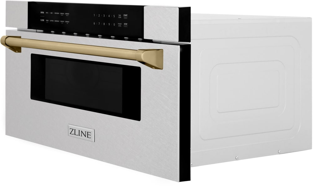 ZLINE MWDZ30SSCB 30 Inch Microwave Drawer with 1.2 cu. ft. Capacity, 10