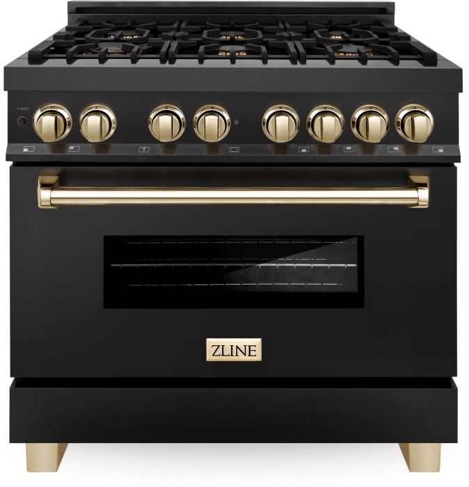 ZLINE RABZ36G 36 Inch Autograph Edition Dual Fuel Range with 6